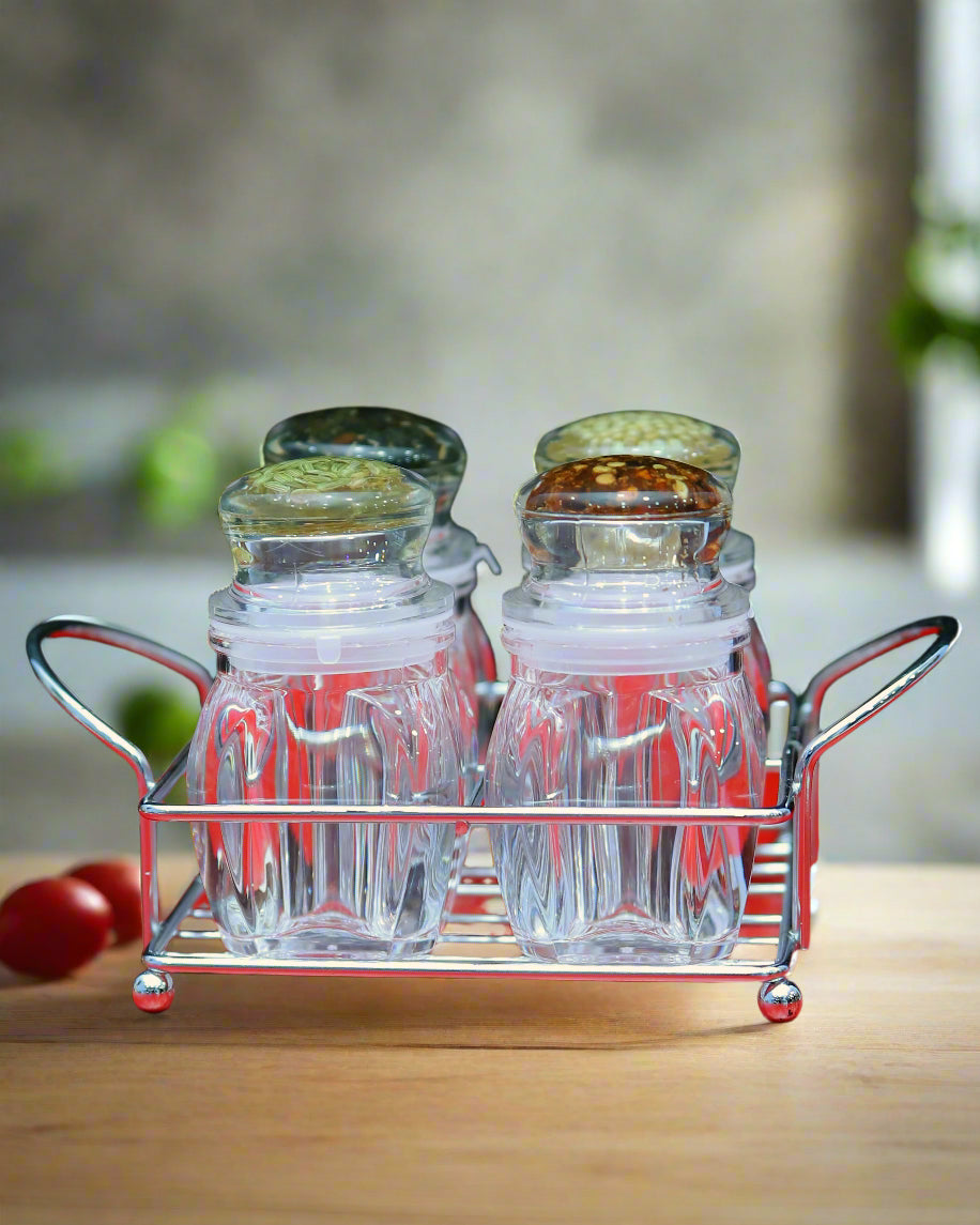 Condiment Set Acrylic Imported