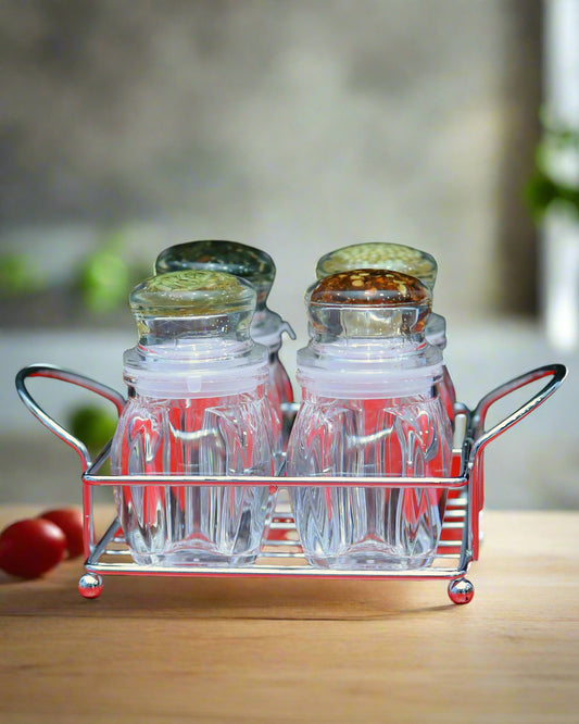 Condiment Set Acrylic Imported